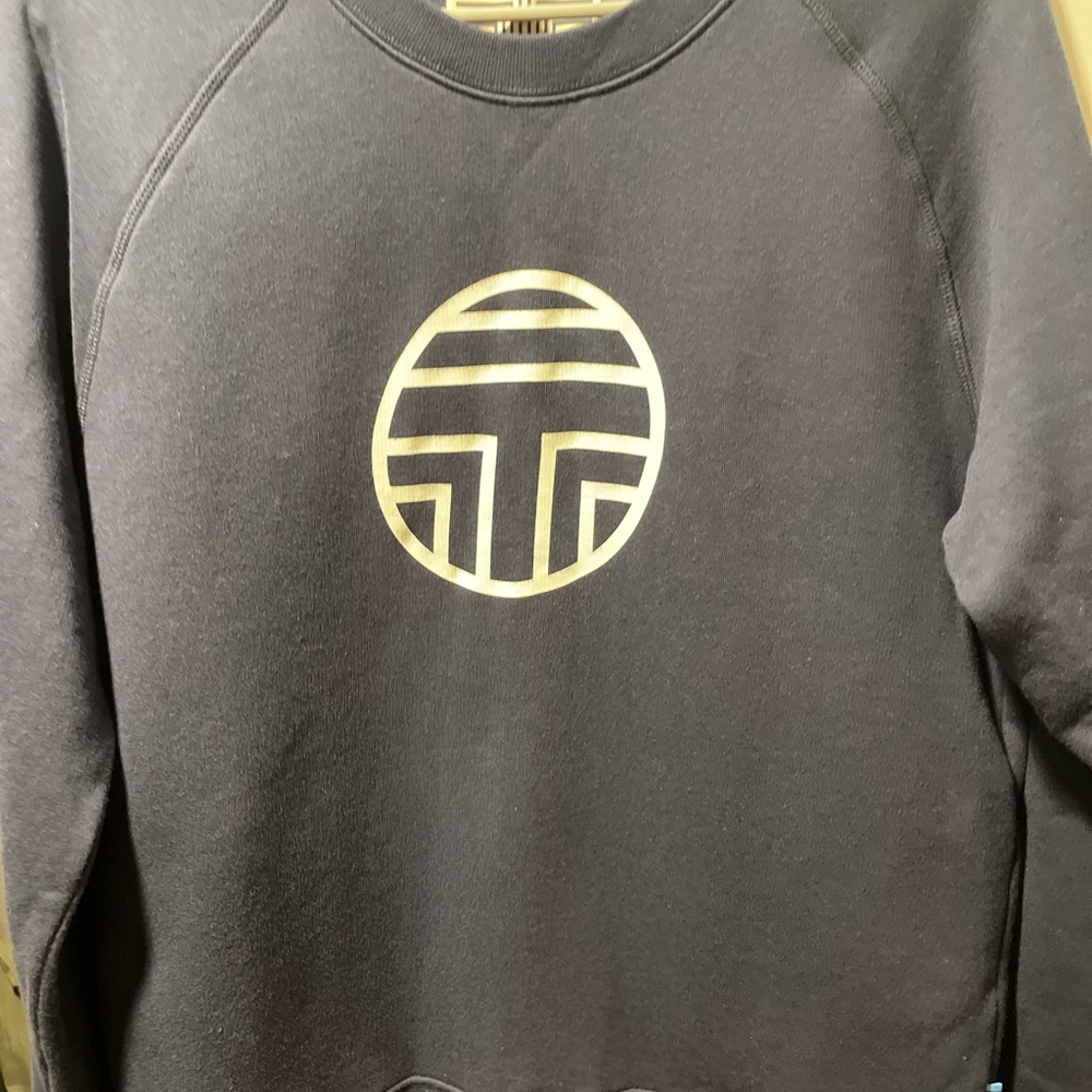 Tory Sport Blue Sweatshirt with White Logo, Size XL - Picture 5 of 7